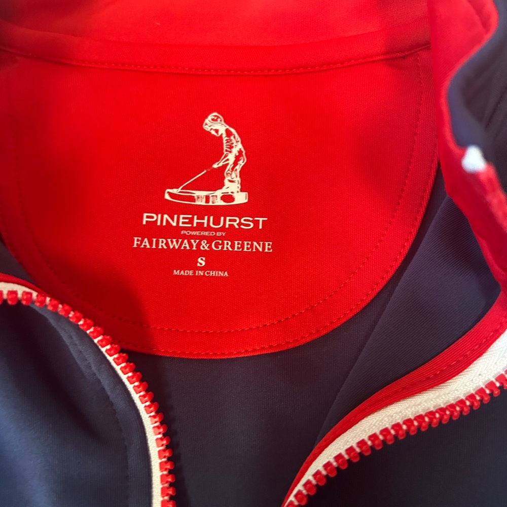 Fairway & Green Pinehurst 1895 Tech Golf 1/4 zip pullover jacket - Picture 4 of 4